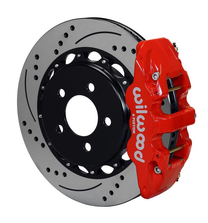 Wilwood Brakes 2008-2009 Pontiac G8 AERO4 Big Brake Rear Brake Kit For OE Parking Brake 140-12932-DR