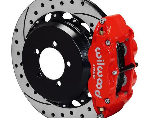 Wilwood Brakes Forged Narrow Superlite 4R Big Brake Rear Brake Kit For OE Parking Brake 140-12871-DR