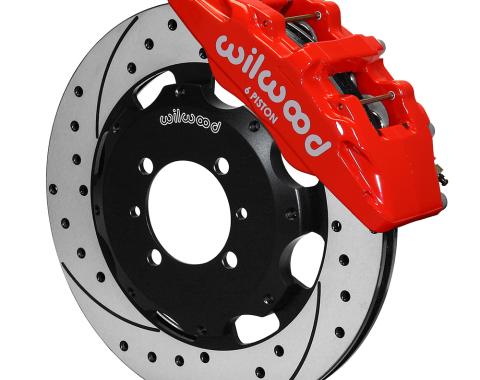 Wilwood Brakes 2012-2015 Fiat 500 Forged Dynapro 6 Big Brake Front Brake Kit (Hat) 140-12767-DR