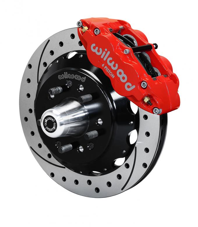 Wilwood Brakes Forged Narrow Superlite 6R Big Brake Front Brake Kit (Hub) 140-15199-DR