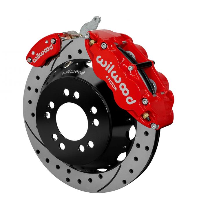 Wilwood Brakes Forged Narrow Superlite 4R-MC4 Big Brake Rear Parking Brake Kit 140-14262-DR