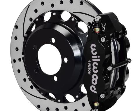 Wilwood Brakes Forged Narrow Superlite 4R Big Brake Rear Brake Kit For OE Parking Brake 140-12878-D