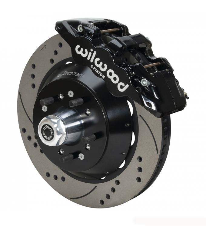 Wilwood Brakes 1957-1967 Ford F-100 AERO6 Big Brake Front Brake Kit 140-14839-D