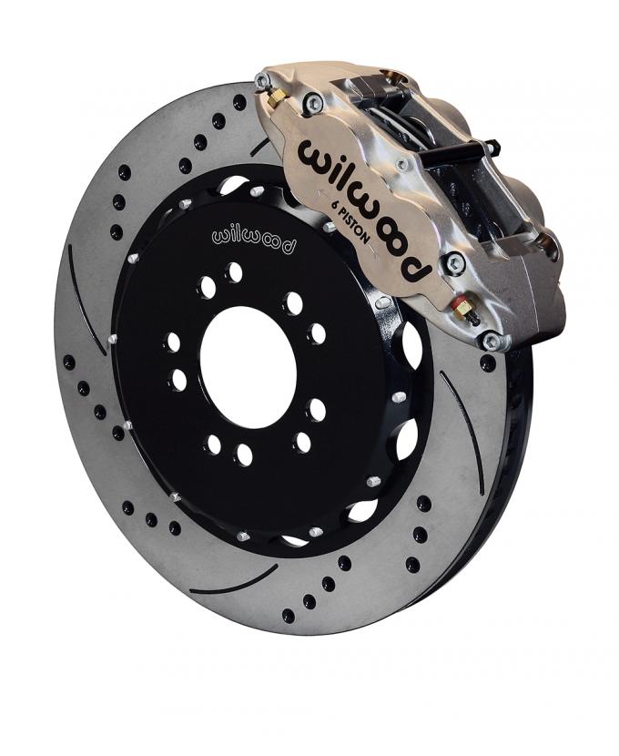 Wilwood Brakes Forged Narrow Superlite 6R Big Brake Front Brake Kit (Hat) 140-13766-DN