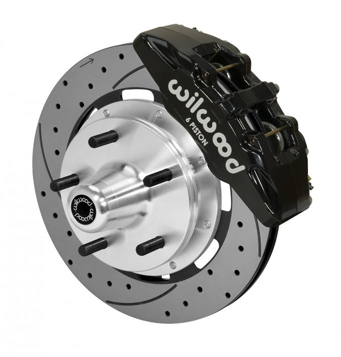 Wilwood Brakes Forged Dynapro 6 Big Brake Front Brake Kit (5 x 5 Hub) 140-14531-D