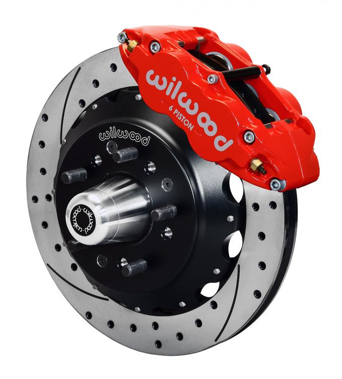 Wilwood Brakes Forged Narrow Superlite 6R Big Brake Front Brake Kit (Hub) 140-12298-DR