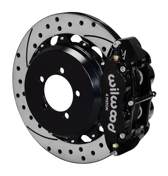 Wilwood Brakes Forged Narrow Superlite 4R Big Brake Rear Brake Kit For OE Parking Brake 140-12871-D