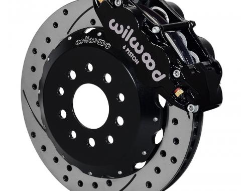 Wilwood Brakes 2005-2014 Ford Mustang Forged Narrow Superlite 6R Big Brake Front Brake Kit (Hat) 140-9109-D