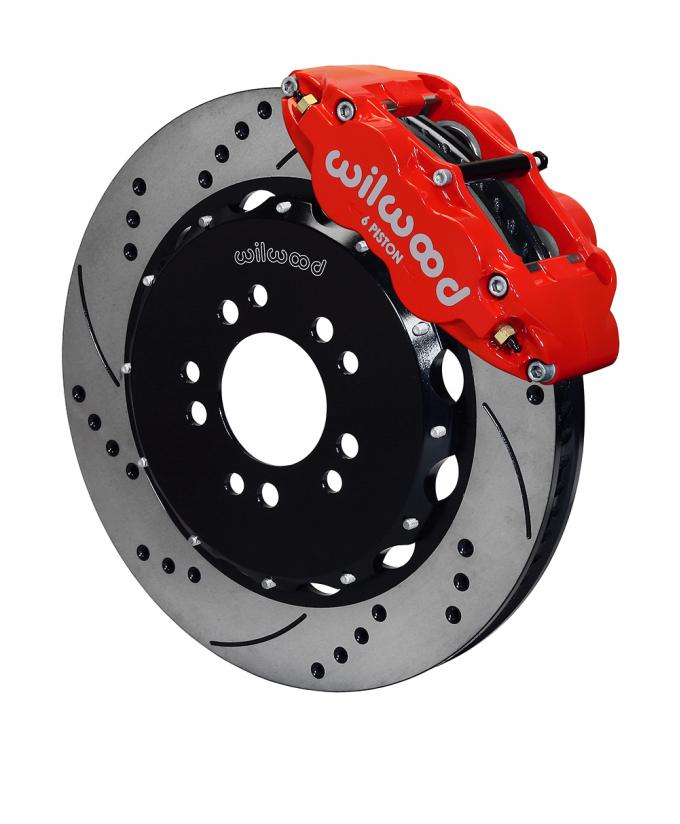 Wilwood Brakes Forged Narrow Superlite 6R Big Brake Front Brake Kit (Hat) 140-13766-DR