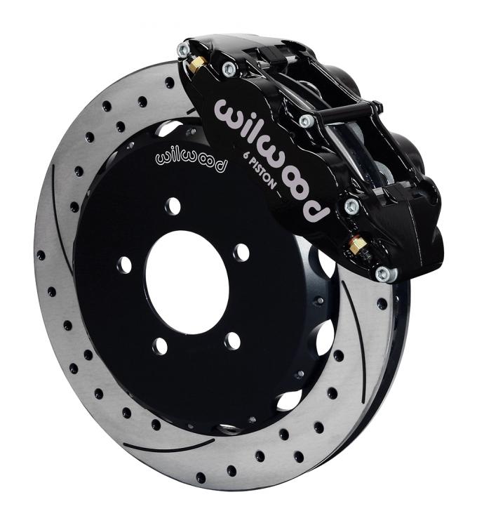 Wilwood Brakes Forged Narrow Superlite 6R Big Brake Front Brake Kit (Hat) 140-11978-D