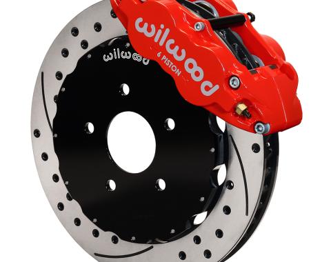 Wilwood Brakes Forged Narrow Superlite 6R Big Brake Front Brake Kit (Hat) 140-8031-DR