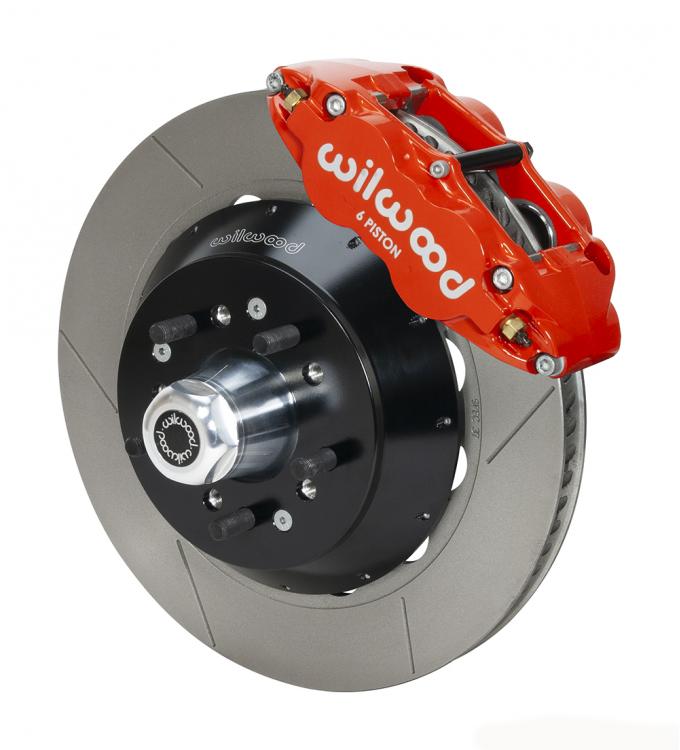 Wilwood Brakes 1957-1967 Ford F-100 Forged Narrow Superlite 6R Big Brake Front Brake Kit (Hub) 140-14838-R