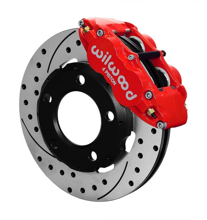 Wilwood Brakes Forged Narrow Superlite 4R Big Brake Front Brake Kit (Hat) 140-12613-DR