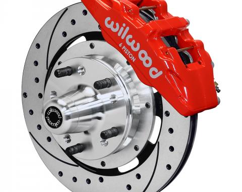 Wilwood Brakes Forged Dynapro 6 Big Brake Front Brake Kit (Hub) 140-12837-DR