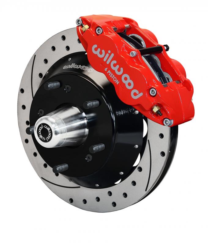 Wilwood Brakes Forged Narrow Superlite 6R Big Brake Front Brake Kit (Hub) 140-15278-DR