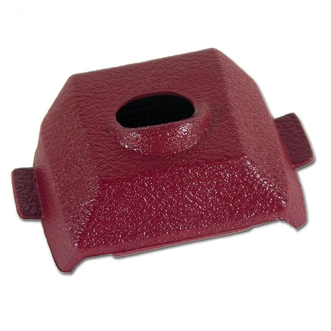 CA 1973-1975 Chevrolet Corvette Inside Mirror Bracket Cover Oxblood 26828