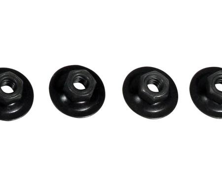 Redline Restomotive® 1968-1982 Chevrolet Corvette 4 Piece Sport Mirror Mounting Nuts