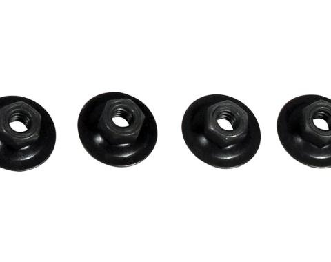 Redline Restomotive® 1968-1982 Chevrolet Corvette 4 Piece Sport Mirror Mounting Nuts