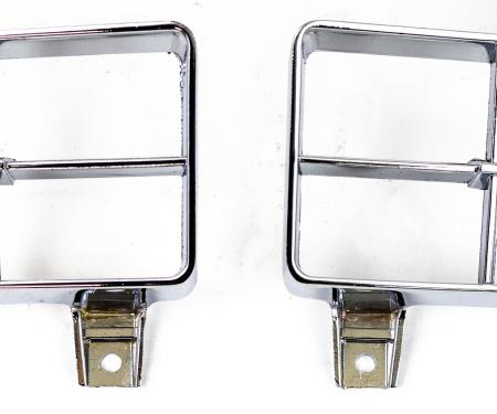 Firebird / Trans AM Park Light Lamp Turn Signal Chrome Bezels, 1977-1978