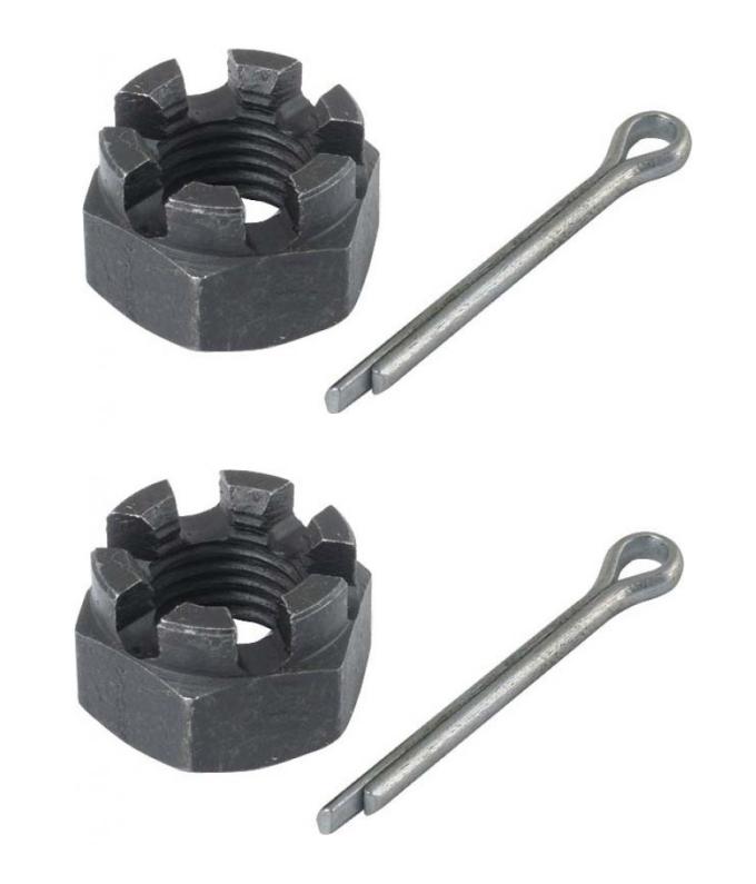 Rear Spring U Bolt Castle Nut, 2 Piece Set, Includes Cotter Pins