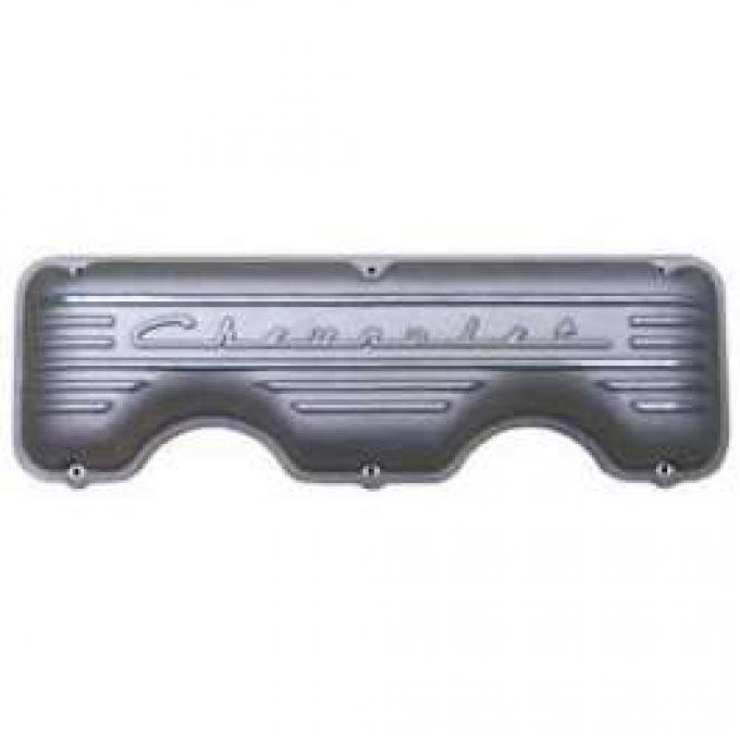 Full Size Chevy Valve Covers, 348ci & 409ci, With Cast Finish, 1958-1965