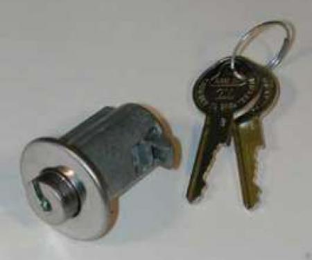 Full Size Chevy Glove Box Lock, With Original Style Keys, 1958-1960, 1963