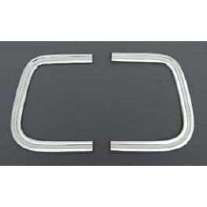 Full Size Chevy Rear Quarter Panel Cove Horseshoe Moldings, Impala, 1964