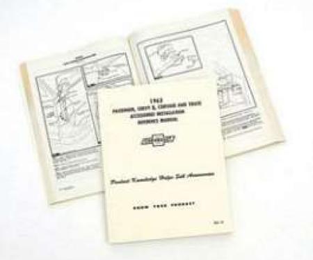 Full Size Chevy Accessory Installation Reference Manual, 1963