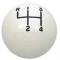 Camaro Shifter Knob, 4-Speed Transmission, White, For Cars With Hurst Shifters, 1967-1981