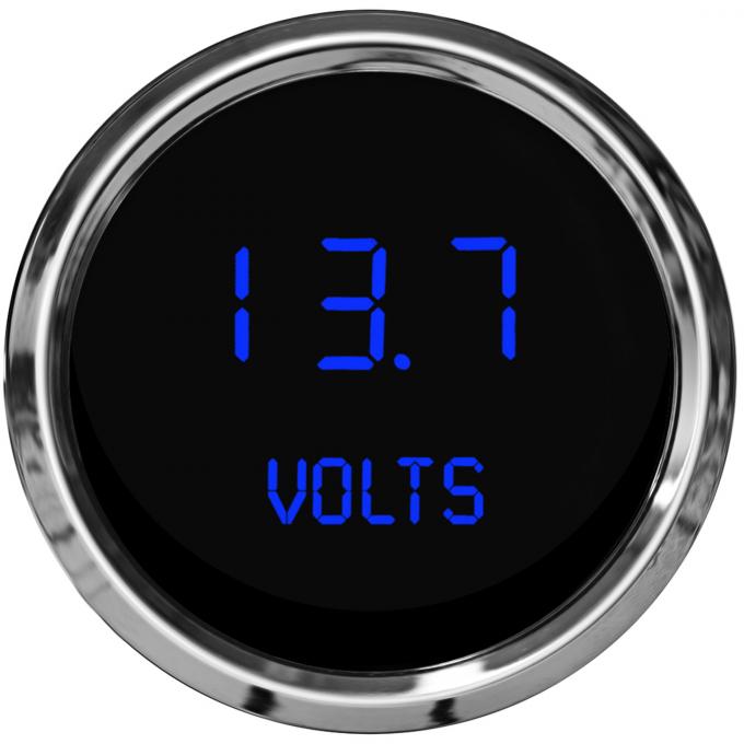 Intellitronix Voltmeter LED Digital Chrome Bezel MS9015