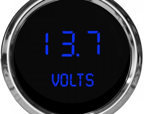 Intellitronix Voltmeter LED Digital Chrome Bezel MS9015