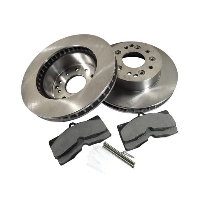 Corvette Brake Kit, Rear, Rotors & Pads, 1965-1982