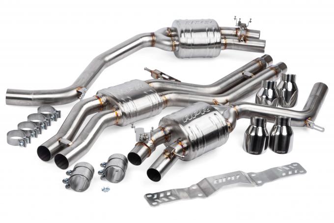 APR Catback Exhaust System with Center Muffler, 4.0 TFSI, C7 S6 and S7 CBK0011