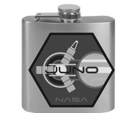 Stainless Steel Flask - 6 OZ - JUNO Jupiter Tonal Grays