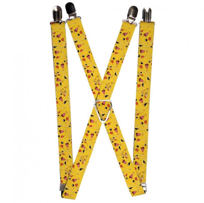 Suspenders - 1.0" - Pikachu Stacked