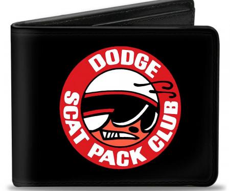 Bi-Fold Wallet - DODGE SCAT PACK CLUB Bumblebee Logo Black/Red/White