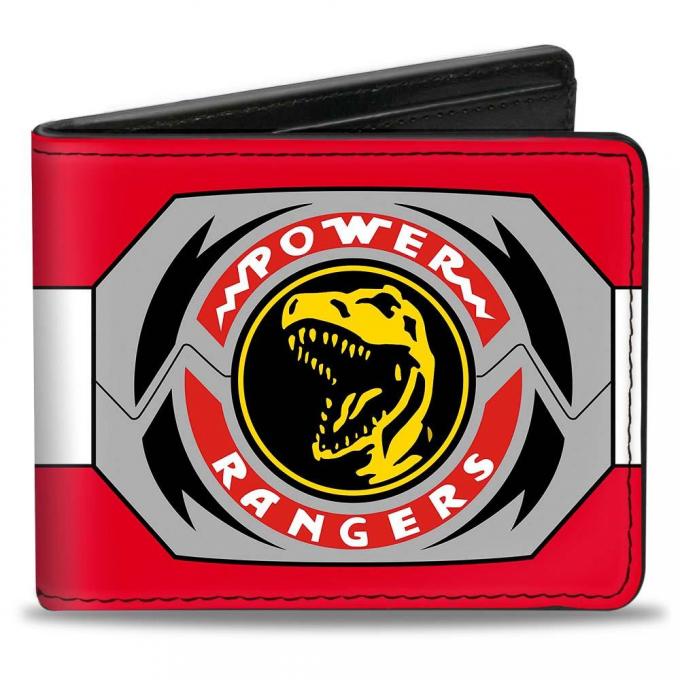 Bi-Fold Wallet - POWER RANGERS Red Ranger Tyrannosaurus Rex Morpher