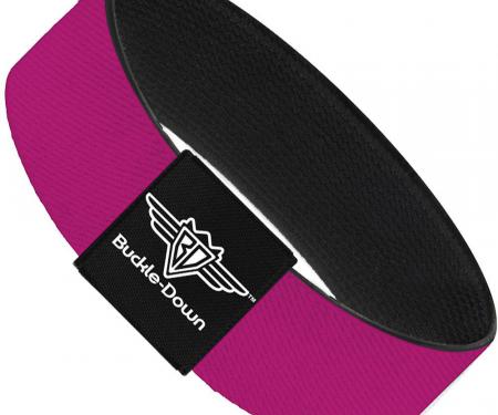 Buckle-Down Elastic Bracelet - Fuchsia