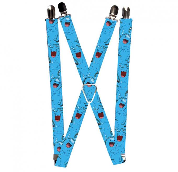 Suspenders - 1.0" - Wobbuffet Expressions Stacked Blue