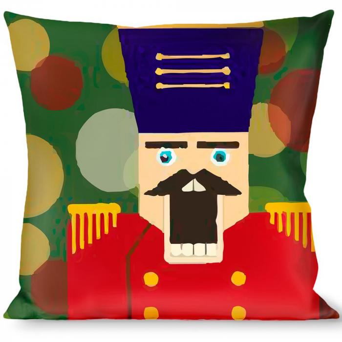 Buckle-Down Throw Pillow - Red