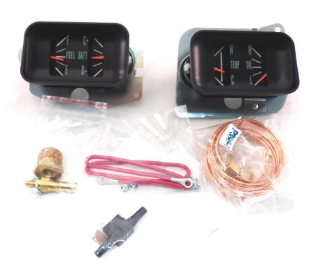 Shiftworks 1966-67 Chevelle Gauge Conversion Kits - Voltmeter / Standard Oil Pressure S505-V