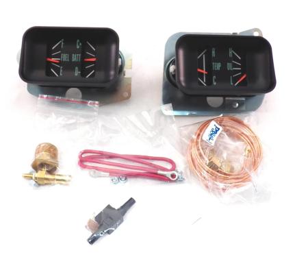 Shiftworks 1966-67 Chevelle Gauge Conversion Kits - Voltmeter / Standard Oil Pressure S505-V