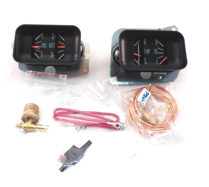 Shiftworks 1966-67 Chevelle Gauge Conversion Kits - Voltmeter / Standard Oil Pressure S505-V