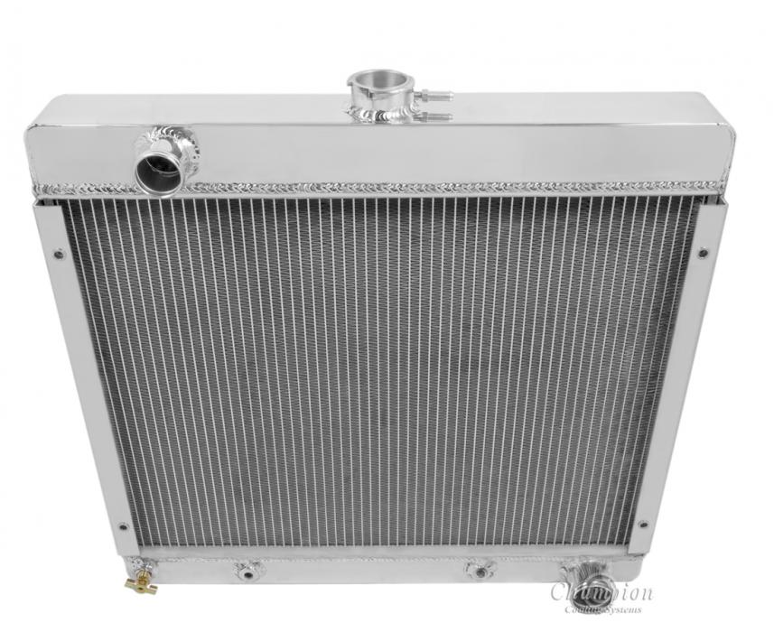 Champion Cooling 2 Row All Aluminum Radiator Made With Aircraft