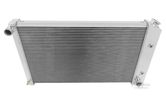 Champion Cooling 1970-1981 Pontiac Firebird 2 Row All Aluminum Radiator Made With Aircraft Grade Aluminum EC573