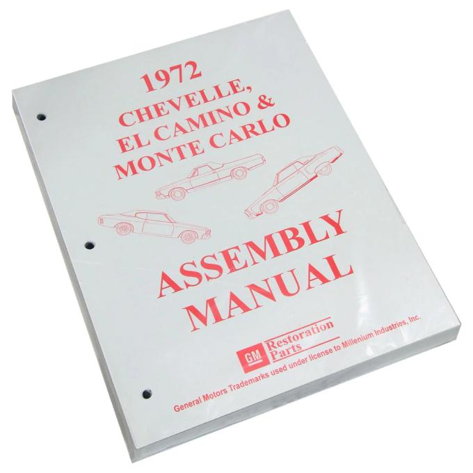 El Camino Factory Assembly Manual, 1972