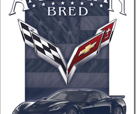 Tin Sign, Corvette - American Bred