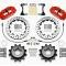 Wilwood Brakes Forged Narrow Superlite 4R Big Brake Rear Brake Kit For OE Parking Brake 140-12878-DR