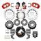 Wilwood Brakes Forged Narrow Superlite 4R Big Brake Rear Electronic Parking Brake Kit 140-15844-DR