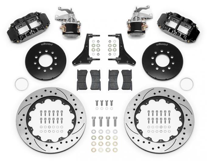 Wilwood Brakes Forged Narrow Superlite 4R-MC4 Big Brake Rear Parking Brake Kit 140-15348-D